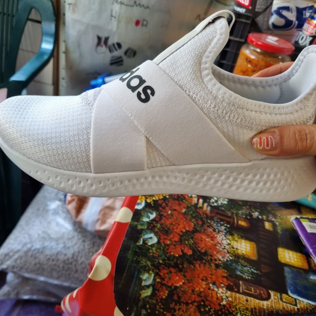 Adidași originali ADIDAS PUREMOTION ADAPT,albi, 40 2/3,noi