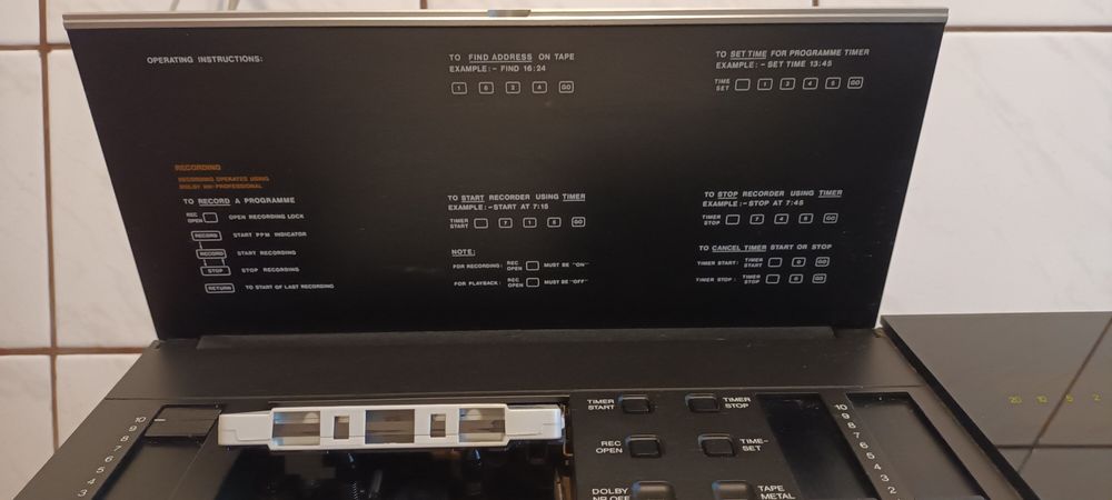 Deck Bang Olufsen model 6002 BEOCORD HX-PRO