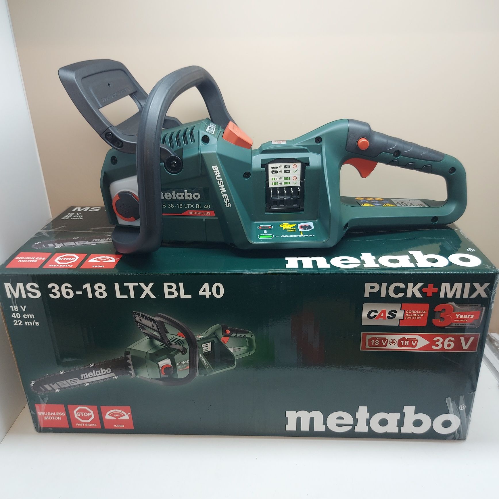 Акумулаторна резачка Metabo MS 36-18 LTX BL 40