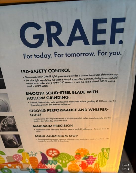 Feliator electric, Graef, SKS700, inox, SIGILAT, pret lichidare stoc