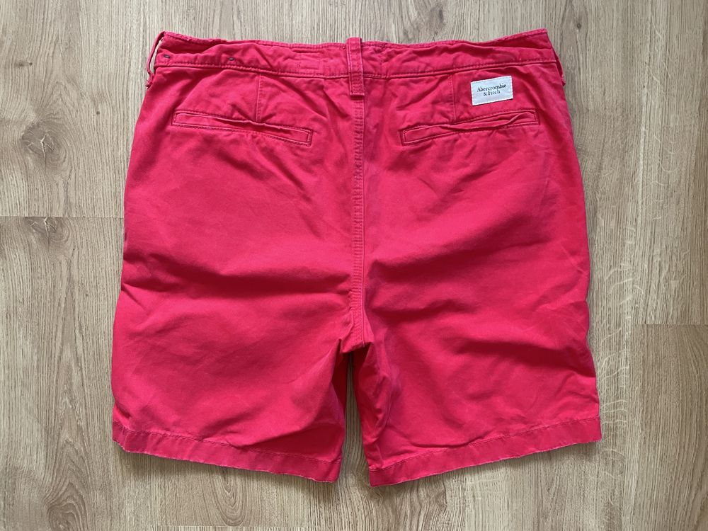 Abercrombie & Fitch Red Chino Shorts W34