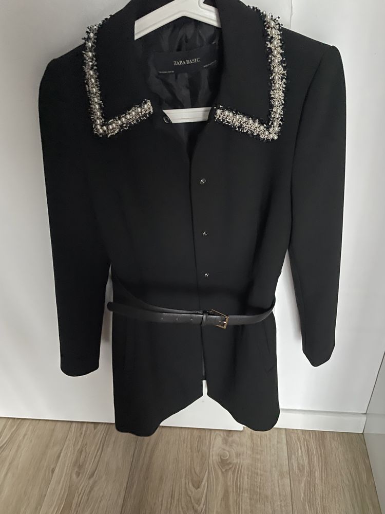 Palton Zara S negru