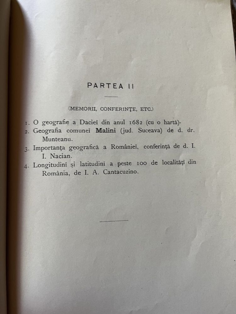 Princeps ,Societatea Geografică Română , George Lahovari , 1891