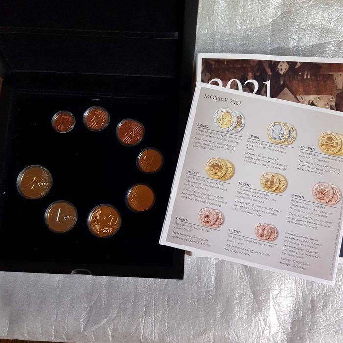 Set monede/monezi euro de colecție pp/proof
