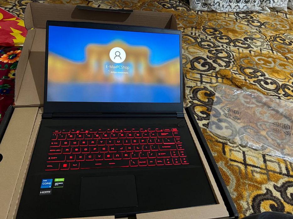 Продается ноутбук новый игровой GF63Thin11SC