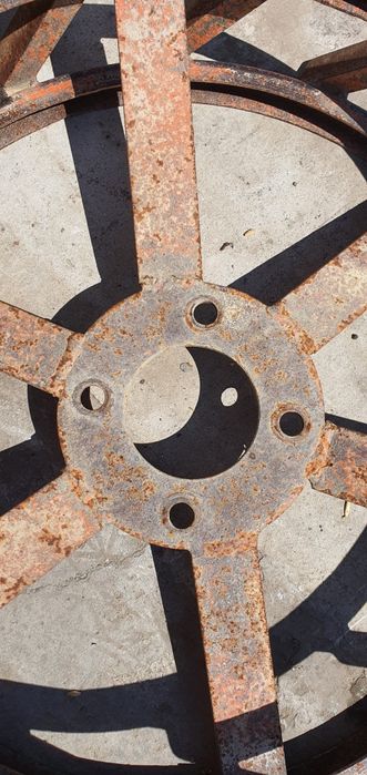 Roti metalice motocultor Goldoni special pentru aderenta la arat
