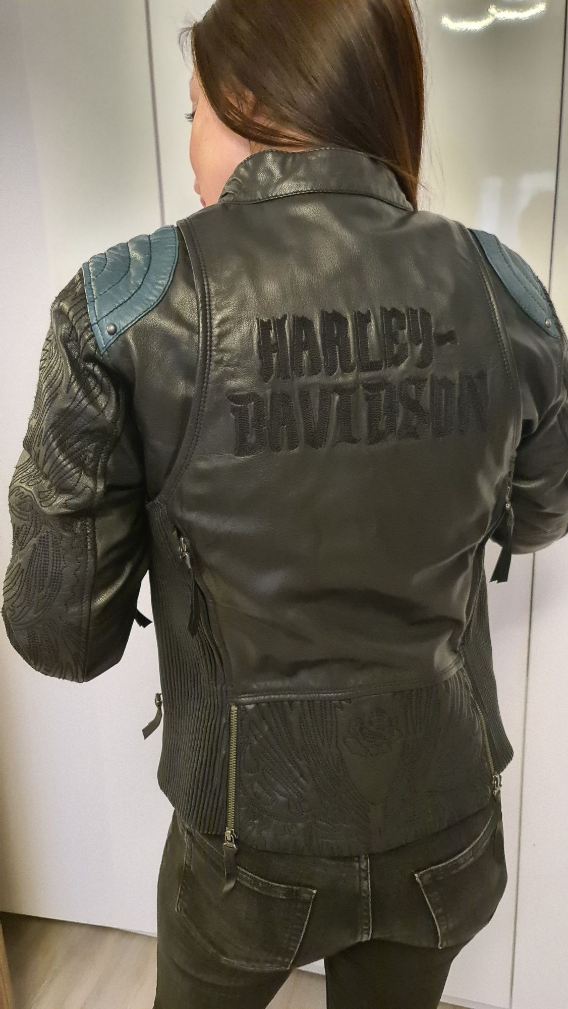 Geaca Piele Harley Davidson