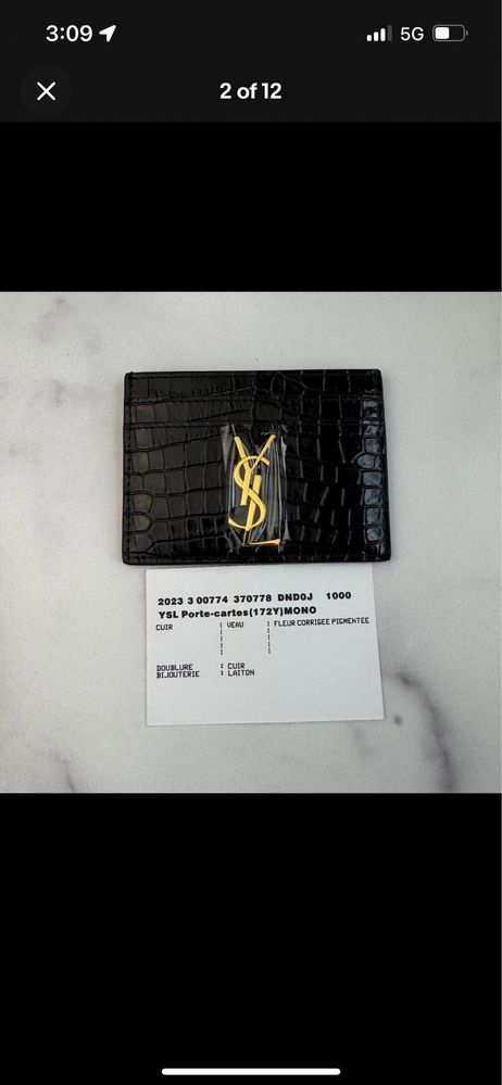 Чисто нов Кард Холдър YSL