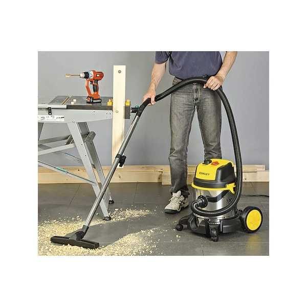 Прахосмукачка за сухо и мокро почистване Stanley SXVC20XTE, 1400 W,20L
