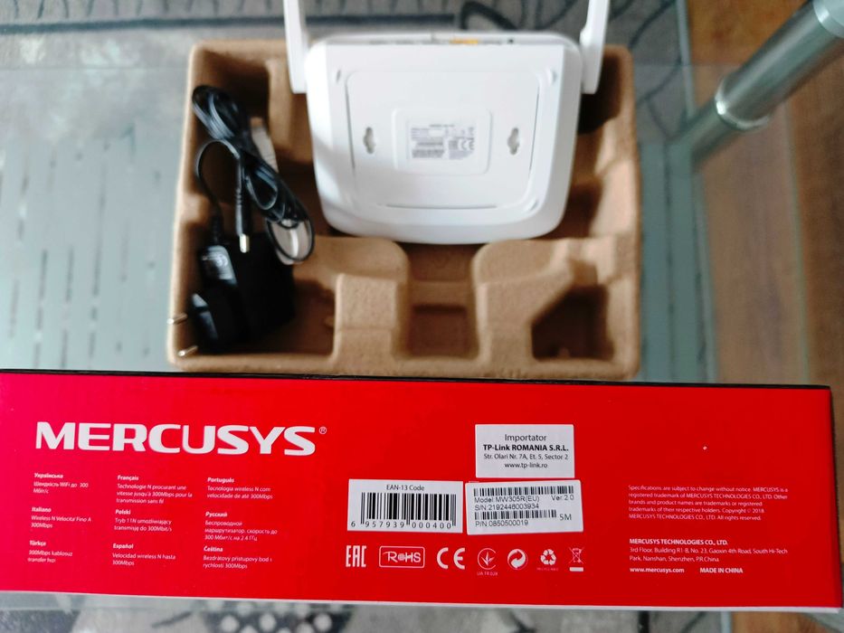 Wi-Fi Рутер Mercusys MW305R - 300 Mbps Wireless N Router