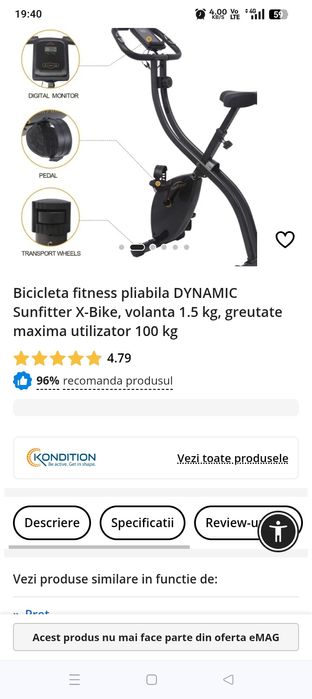 Bicicleta fitness