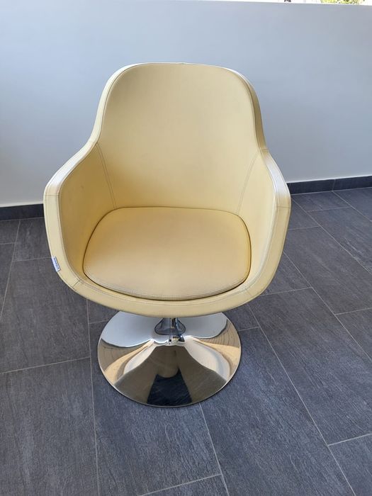 Set 6 scaune rotative din piele