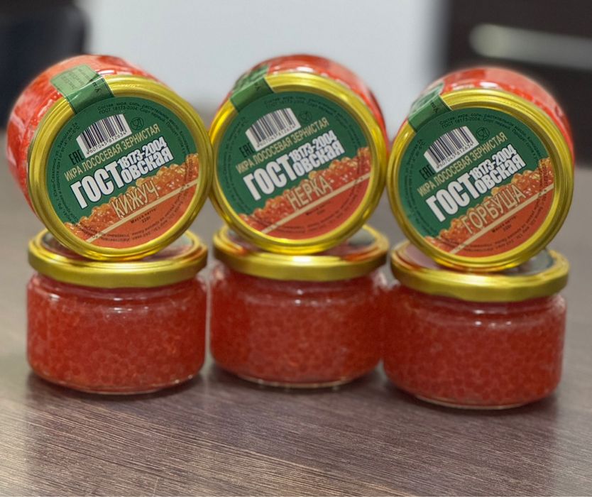Икра красная и черная оптом