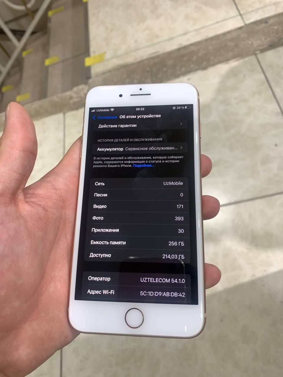 Iphone 8 plus 256 tali ideal