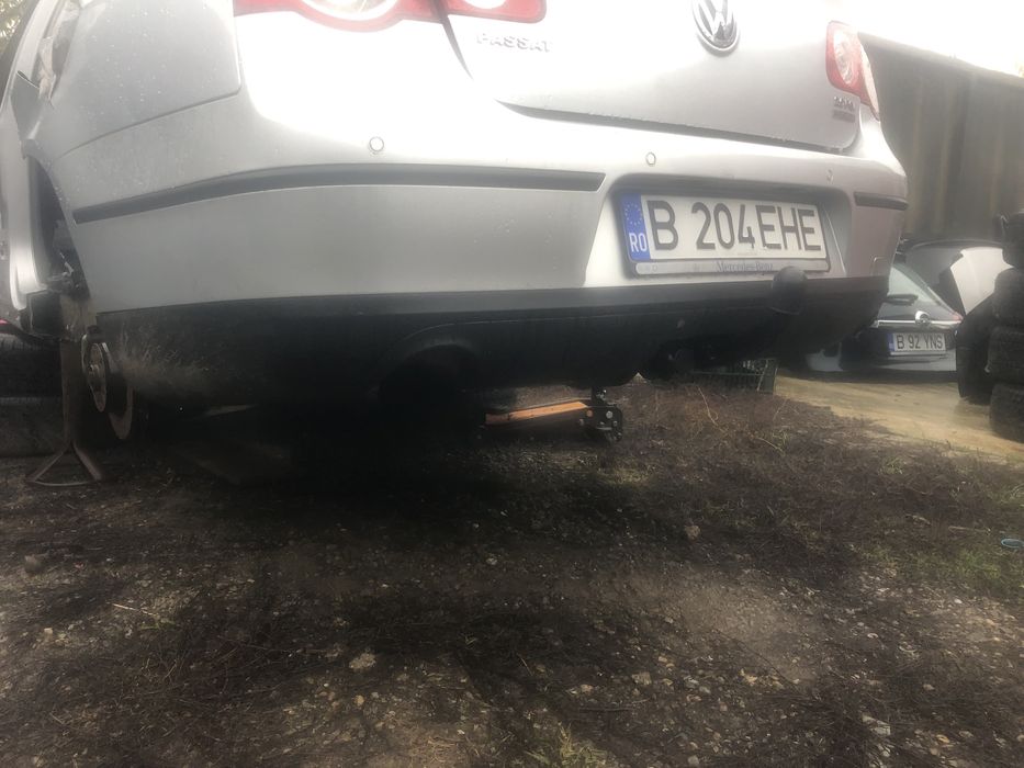 Evacuare dubla stanga drrapta fusta bara spate Vw Passat B6 retrofit