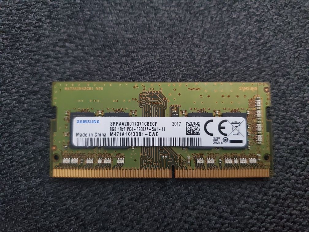 Memorie RAM Samsung 8GB SODIMM DDR4 3200 Mhz CL22