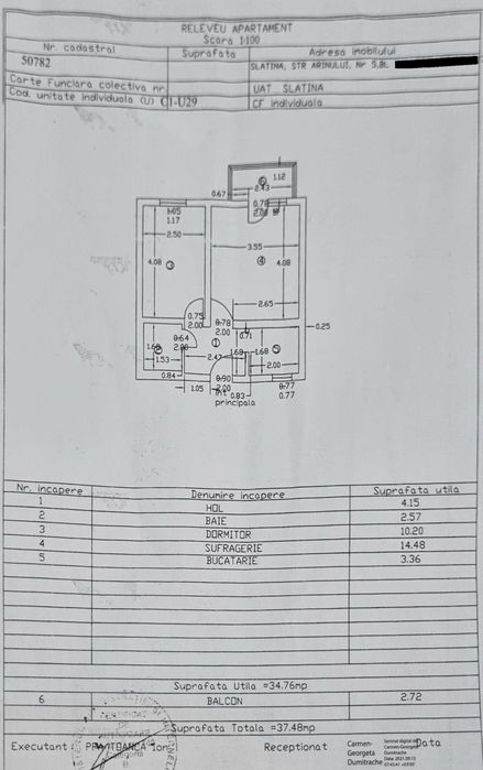 Apartament 2 camere, decomandat