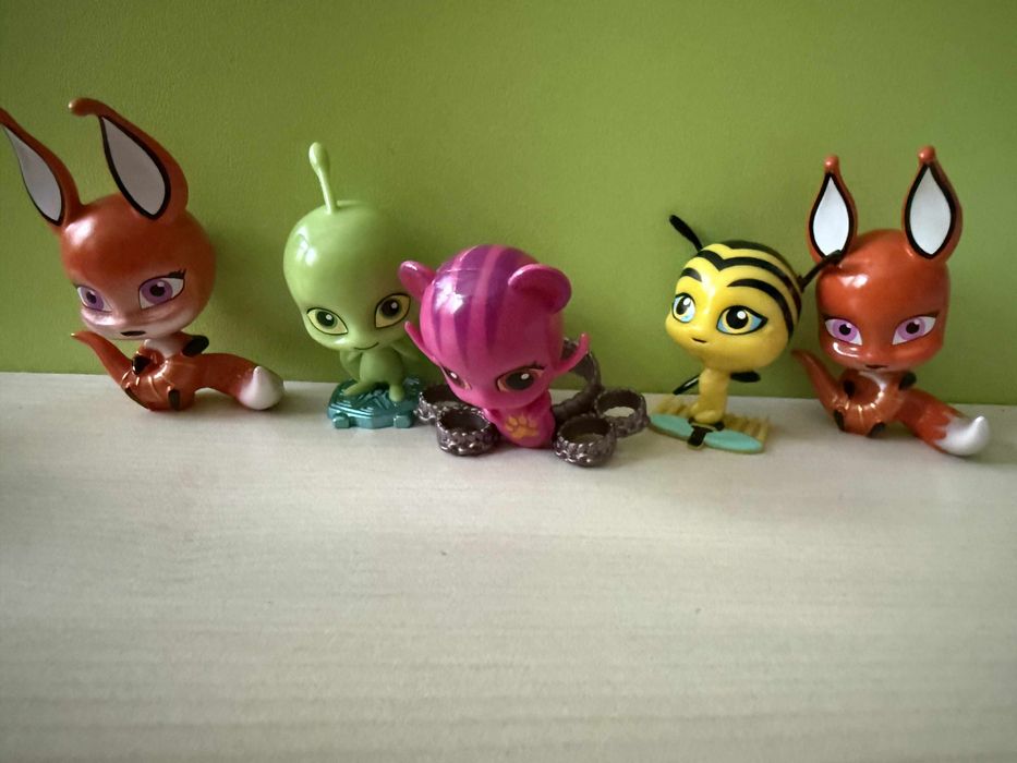 Kwami куами фигурки на Калинката и Черния котарак Miraculous ladybug