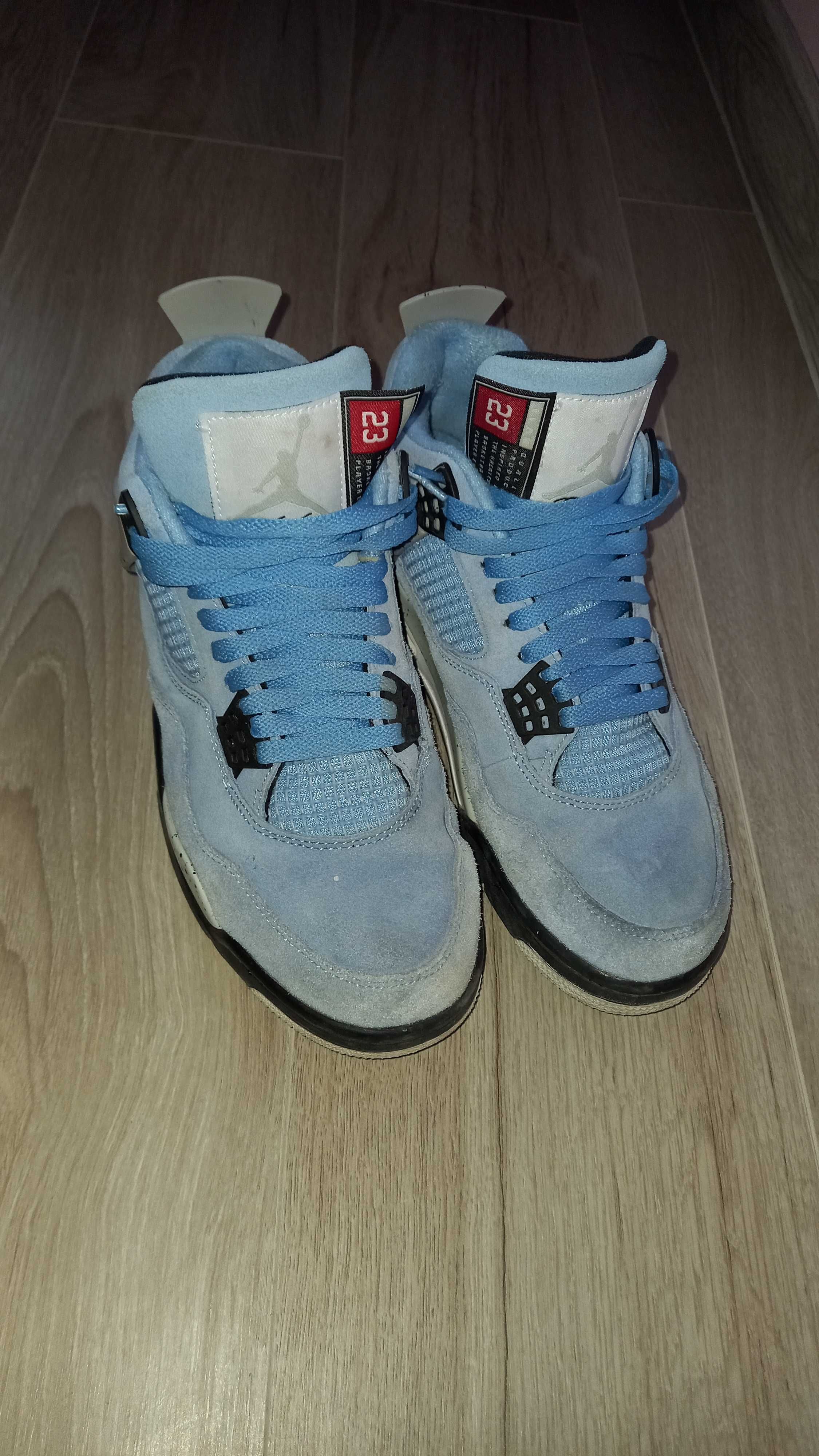 Jordan 4 University blue 42 номер