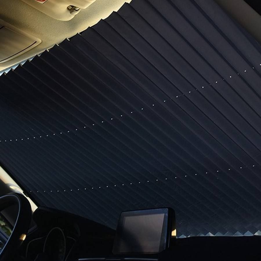 Солнцезащитная раздвижная шторка для лобового стекла от Skyway.
96%