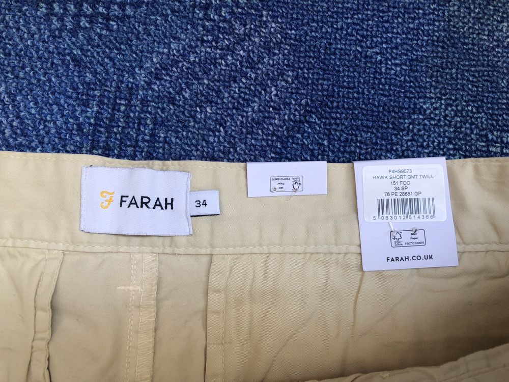 Farah Hawk Chino Shorts ОРИГИНАЛНИ мъжки къси панталони - L