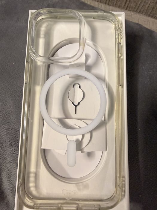 Husa iphone 15 pro max silicon transparent dur