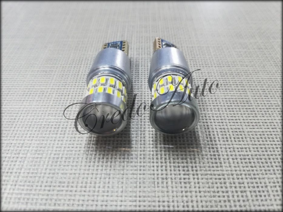 НОВО!W5W T10 28 SMD+Cree Габарити Canbus W5W 440lm