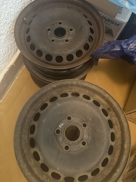 Vând set 4 jante tablă 6Jx15 pentru Volkswagen