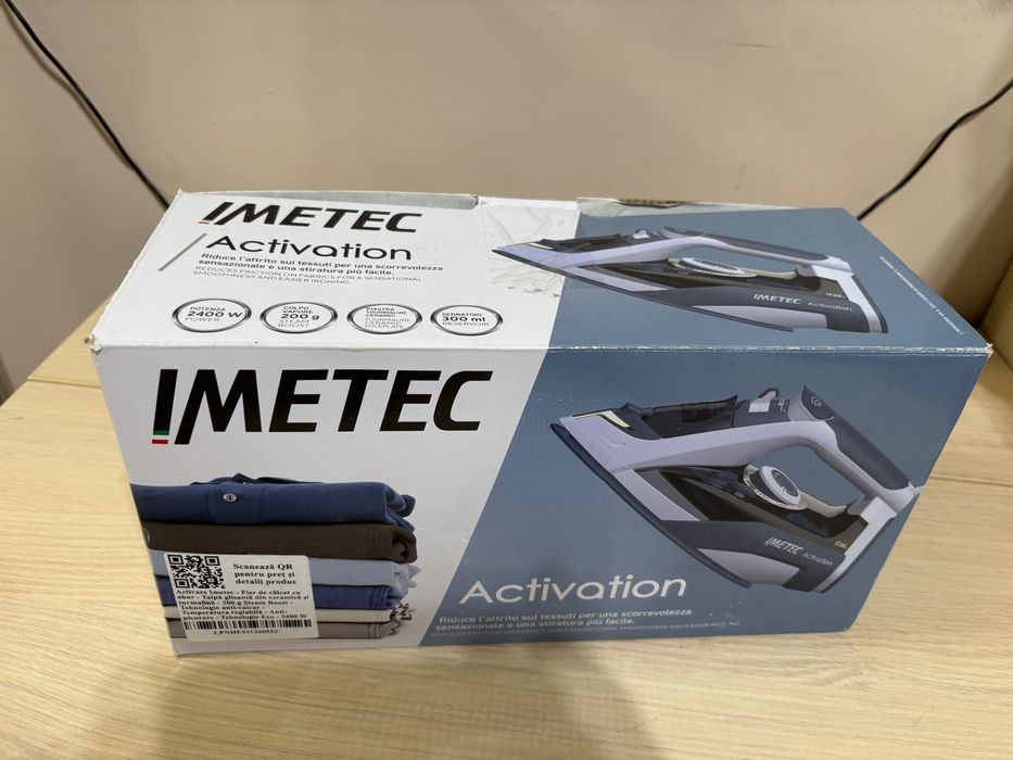 Fier Calcat Imetec Activation 9029 2400W Tehnologie ZeroCalc Abur 200g