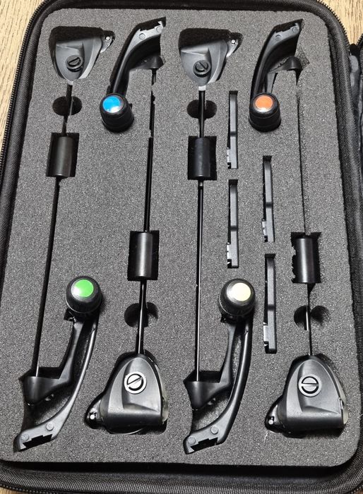 SET 4 Avertizori cu Statie FL JY-80 + SET 4 Swingeri MKM3 FULL Black