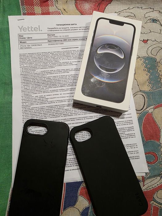 İPhone 16 e 128 GB 35 месеца гаранция!!