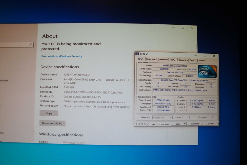 Procesor retro TOP intel core 2 duo E8500 3.16Ghz fsb 1333 6mb LGA 775