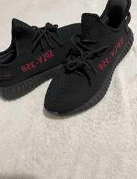 Yeezy 350 V2  SPLY red and black