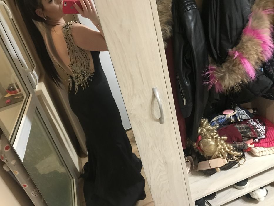 Бална официална рокля с камъни