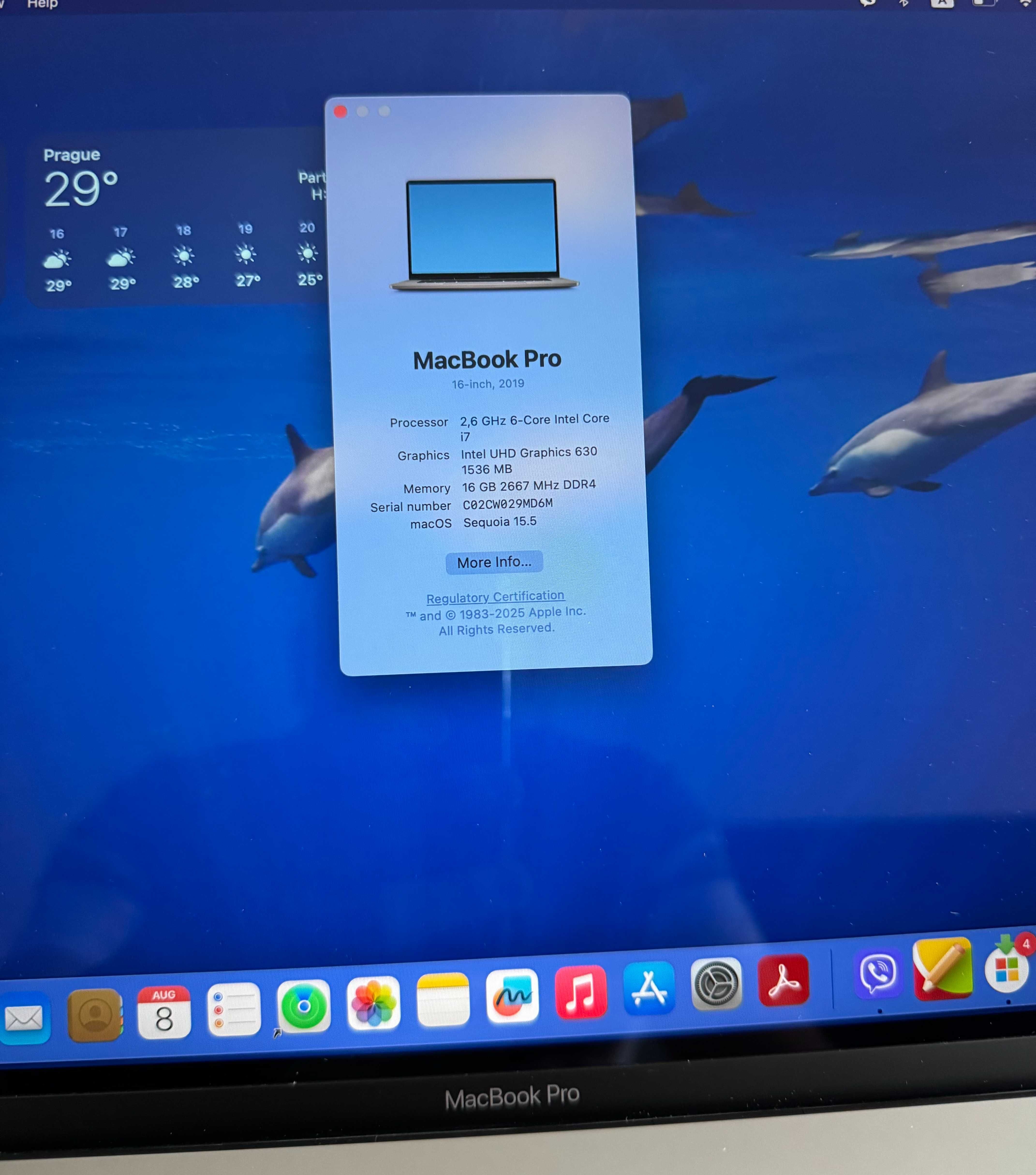 MacBook Pro 16" (модел A2141, 2019)