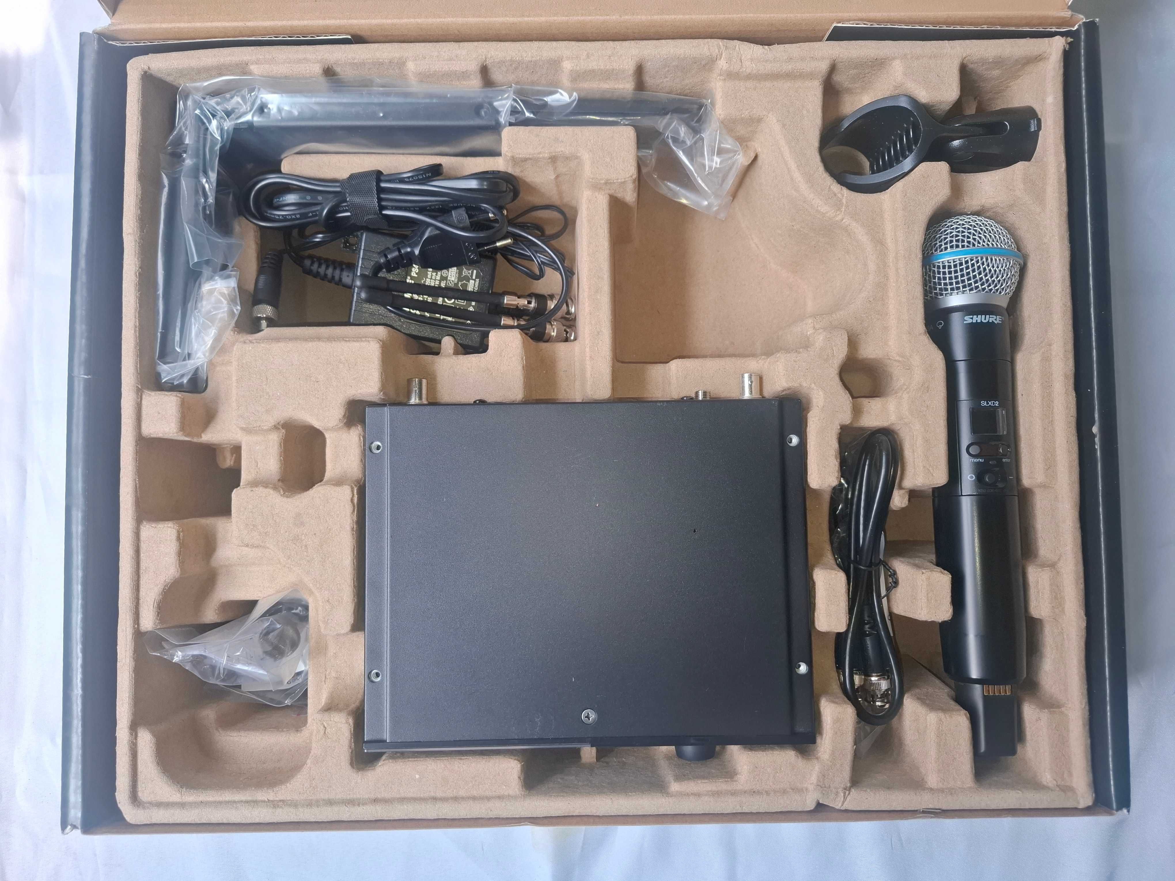 Продавам безжичен микрофон SHURE SLXD24/B58-K59