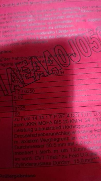 Vănd pe benzina fara permis limitat la 25km