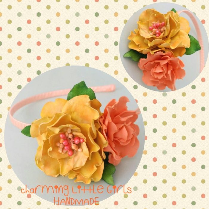 Диадеми и ленти изцяло ръчна изработка