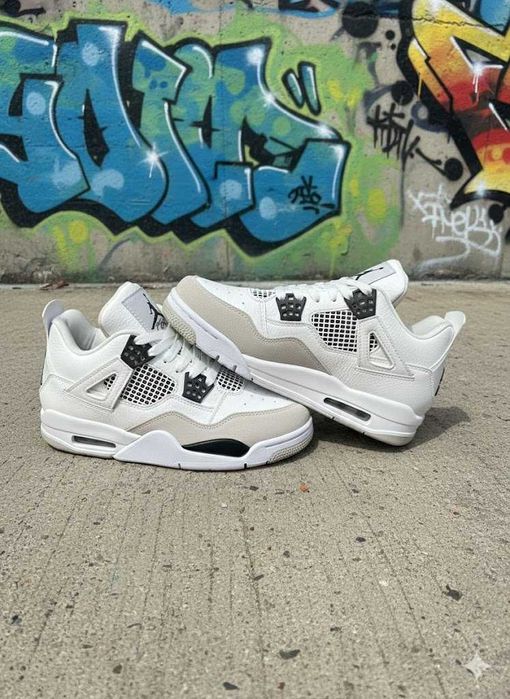 Adidasi Jordan 4 Retro Military Black - Marimi 36-45 - Model Unisex