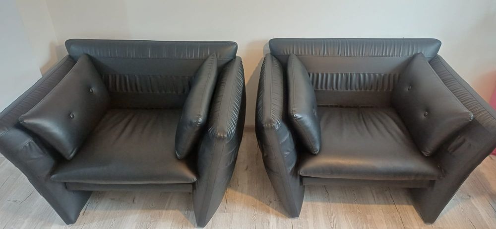 Canapea piele noua plus 2 fotolii