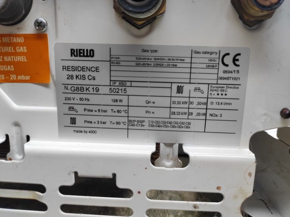 Piese SH Centrala Riello Residence KIS 28