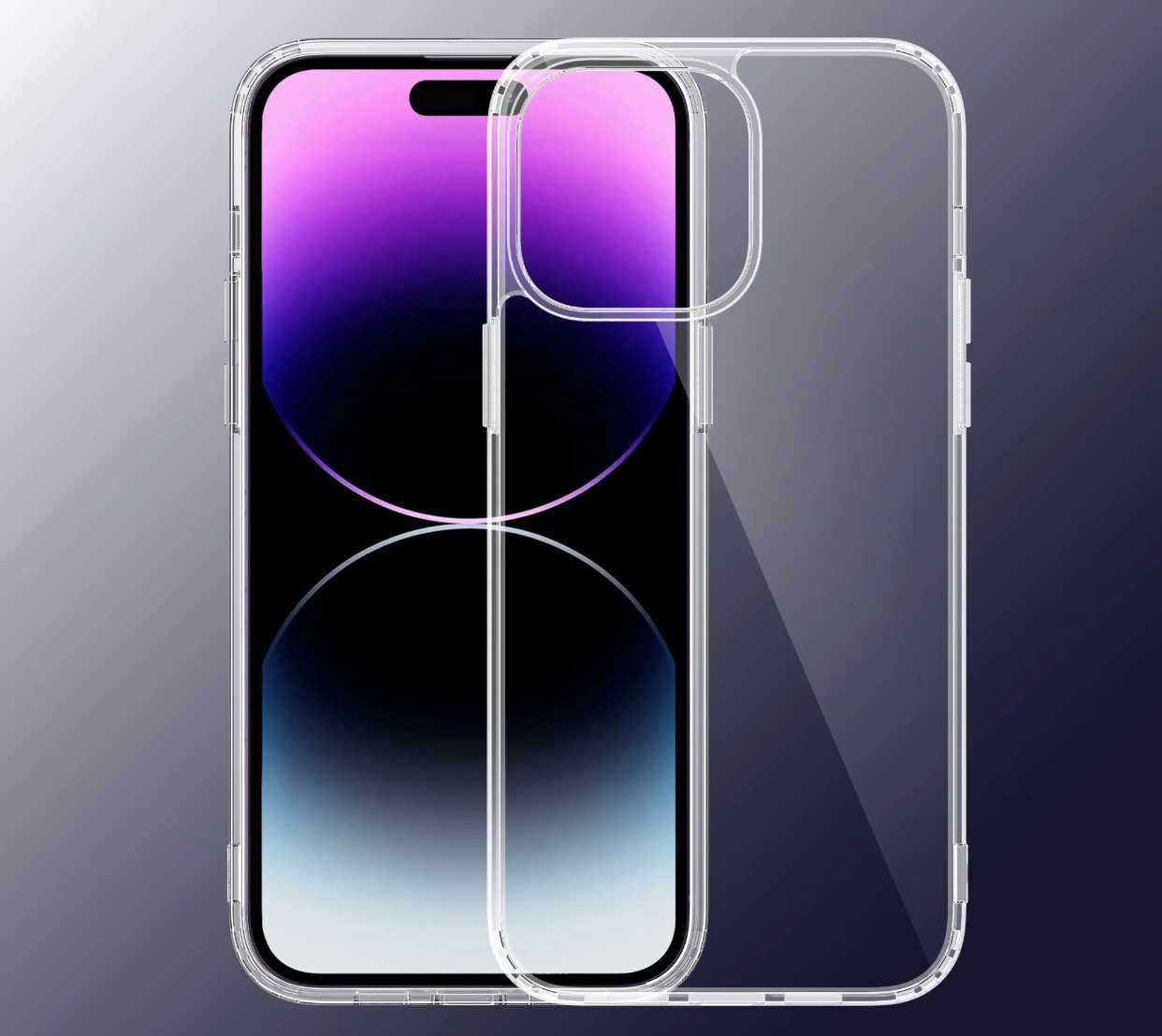 Husa silicon / gel TPU transparenta pentru iPhone 15 Plus , 15 Pro