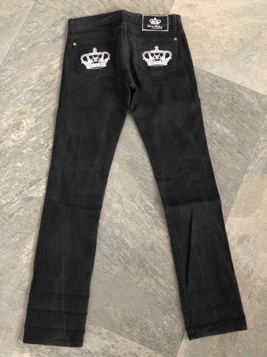 Blugi Victoria Beckham originali negri mărime 26 TRANSPORT GRATUIT