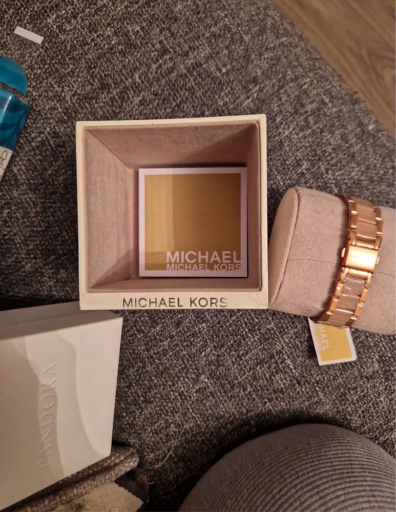 Michael Kors дамски часовник розово злато розов кварц