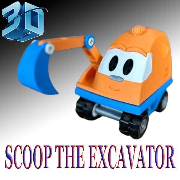 Scoop the Excavator (Leo The TrucK Excavator)