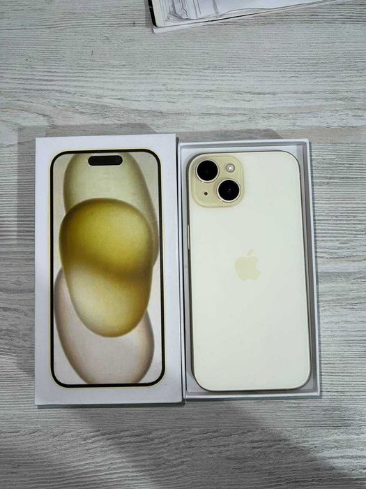 iPhone 15 128 GB 87%(289 sikl) yellow