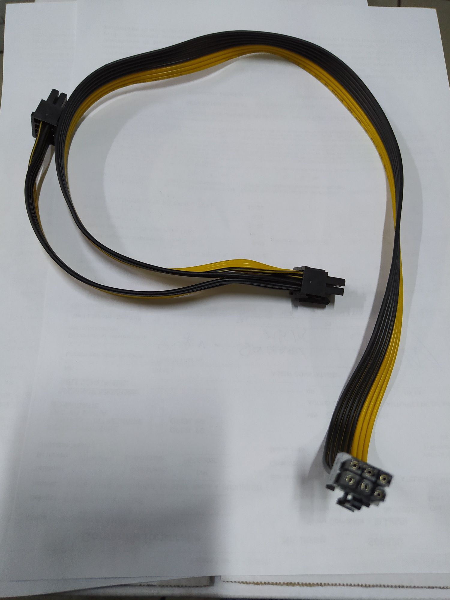 Cablu sursa modulara 6 pini la 2x6+2 pini