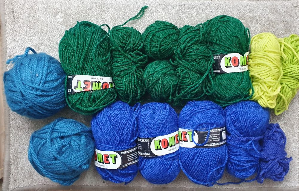 Lot fire groase pt tricotat