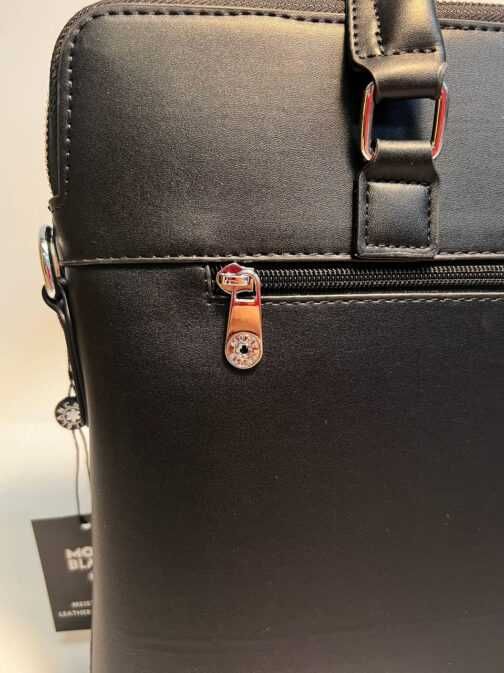 Geantă pentru bărbați 
servietă Mont Blanc, piele  1977