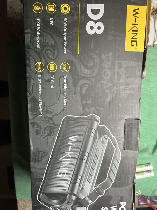 W-KING D8 50W Bluetooth тонколона, IPX6